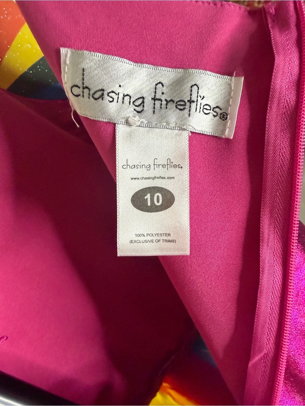 Chasing Fireflies Multicolor Candy-Themed Twirl Dress